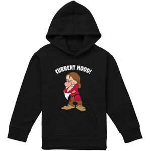 Disney Snow White & The Seven Dwarfs, Current Mood, Grumpy Youth Kids Pull-Over Hoodie, Black Size: 9-11 Years Black 9-11 Years Disney Snow White & The Seven Dwarfs, Current Mood, Grumpy Youth Kids Pull-Over Hoodie, Black Size: 9-11 Years Black 9-11 Years