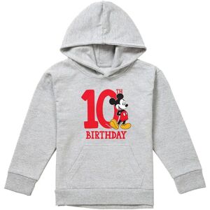 Disney Mickey Mouse 10Th Birthday Shirt Youth Kids Pull-Over Hoodie, Athletic Heather in Grey Size: 12-13 Years Grey 12-13 Years Disney Mickey Mouse 10Th Birthday Shirt Youth Kids Pull-Over Hoodie, Athletic Heather in Grey Size: 12-13 Years Grey 12-13 Years