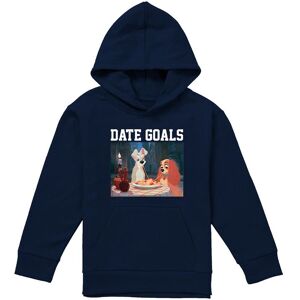 Disney Lady & The Tramp Date Goals Valentine'S Day Youth Kids Pull-Over Hoodie, Navy Size: 9-11 Years Navy 9-11 Years Disney Lady & The Tramp Date Goals Valentine'S Day Youth Kids Pull-Over Hoodie, Navy Size: 9-11 Years Navy 9-11 Years