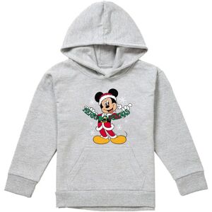 Disney Mickey Mouse Merry Christmas Youth Kids Pull-Over Hoodie, Athletic Heather in Grey Size: 7-8 Years Grey 7-8 Years Disney Mickey Mouse Merry Christmas Youth Kids Pull-Over Hoodie, Athletic Heather in Grey Size: 7-8 Years Grey 7-8 Years