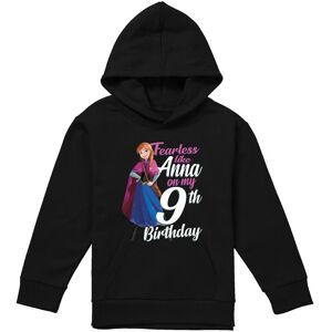 Disney Frozen Fearless Like Anna 9Th Birthday Youth Kids Pull-Over Hoodie, Black Size: 9-11 Years Black 9-11 Years Disney Frozen Fearless Like Anna 9Th Birthday Youth Kids Pull-Over Hoodie, Black Size: 9-11 Years Black 9-11 Years