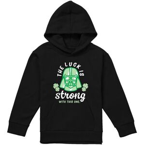 Disney Star Wars St Patrick'S Day Vader Strong Luck Youth Kids Pull-Over Hoodie, Black Size: 7-8 Years Black 7-8 Years Disney Star Wars St Patrick'S Day Vader Strong Luck Youth Kids Pull-Over Hoodie, Black Size: 7-8 Years Black 7-8 Years