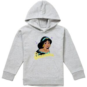 Disney Jasmine Face Youth Kids Pull-Over Hoodie, Athletic Heather in Grey Size: 12-13 Years Grey 12-13 Years Disney Jasmine Face Youth Kids Pull-Over Hoodie, Athletic Heather in Grey Size: 12-13 Years Grey 12-13 Years
