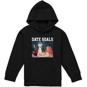 Disney Lady & The Tramp Date Goals Valentine'S Day Youth Kids Pull-Over Hoodie, Black Size: 12-13 Years Black 12-13 Years Disney Lady & The Tramp Date Goals Valentine'S Day Youth Kids Pull-Over Hoodie, Black Size: 12-13 Years Black 12-13 Years