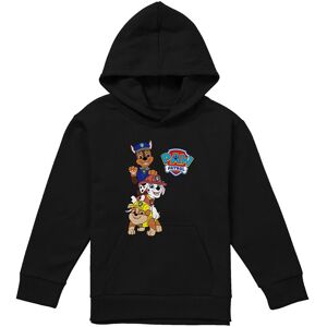 Paw Patrol Logo Pups Youth Kids Pull-Over Hoodie, Black Size: 9-11 Years Black 9-11 Years Paw Patrol Logo Pups Youth Kids Pull-Over Hoodie, Black Size: 9-11 Years Black 9-11 Years