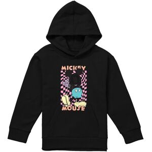Disney Mickey Mouse Warp Check Youth Kids Pull-Over Hoodie, Black Size: 5-6 Years Black 5-6 Years Disney Mickey Mouse Warp Check Youth Kids Pull-Over Hoodie, Black Size: 5-6 Years Black 5-6 Years