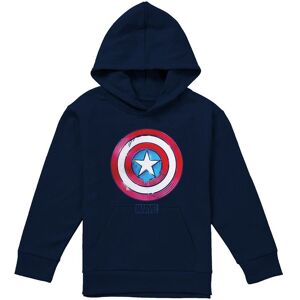 Marvel Captain America Drip Shield Youth Kids Pull-Over Hoodie, Navy Size: 12-13 Years Navy 12-13 Years Marvel Captain America Drip Shield Youth Kids Pull-Over Hoodie, Navy Size: 12-13 Years Navy 12-13 Years