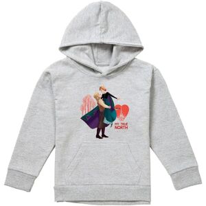 Disney Frozen Valentine'S Day Kristoff & Anna, My True North Youth Kids Pull-Over Hoodie, Athletic Heather in Grey Size: 9-11 Years Grey 9-11 Years Disney Frozen Valentine'S Day Kristoff & Anna, My True North Youth Kids Pull-Over Hoodie, Athletic Heather in Grey Size: 9-11 Years Grey 9-11 Years