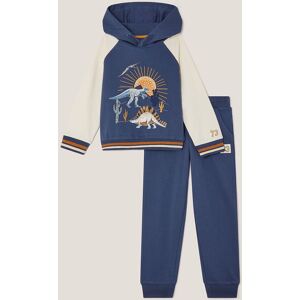 Monsoon Boy's Dinosaur Sweater Set in Blue Size: 3-4 Years Blue 3-4 Years Monsoon Boy's Dinosaur Sweater Set in Blue Size: 3-4 Years Blue 3-4 Years