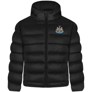 Newcastle United FC Boy's Kids Hooded Quilted Jacket Winter Coat in Black Size: 6-7 Years Black 6-7 Years Newcastle United FC Boy's Kids Hooded Quilted Jacket Winter Coat in Black Size: 6-7 Years Black 6-7 Years