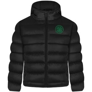 Celtic FC Boy's Kids Hooded Quilted Jacket Winter Coat in Black Size: 10-11 Years Black 10-11 Years Celtic FC Boy's Kids Hooded Quilted Jacket Winter Coat in Black Size: 10-11 Years Black 10-11 Years