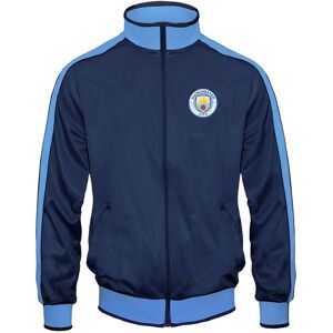 Manchester City FC Boy's Kids Retro Track Top Jacket in Navy Size: 6-7 Years Navy 6-7 Years Manchester City FC Boy's Kids Retro Track Top Jacket in Navy Size: 6-7 Years Navy 6-7 Years