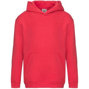 Fruit of the Loom Premium 70 30 Hooded Sweatshirt Hoodie in Red Size: 7-8 Years Red 7-8 Years Fruit of the Loom Premium 70 30 Hooded Sweatshirt Hoodie in Red Size: 7-8 Years Red 7-8 Years
