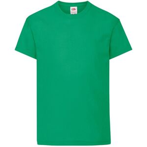 Fruit of the Loom Original Short Sleeve T-Shirt in Green Size: 9 Years Green 9 Years Fruit of the Loom Original Short Sleeve T-Shirt in Green Size: 9 Years Green 9 Years