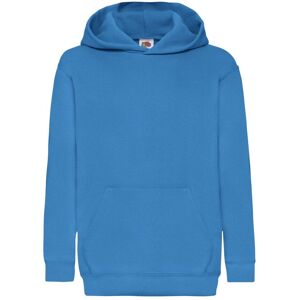 Fruit of the Loom Hooded Sweatshirt Hoodie in Blue Size: 7-8 Years Blue 7-8 Years Fruit of the Loom Hooded Sweatshirt Hoodie in Blue Size: 7-8 Years Blue 7-8 Years