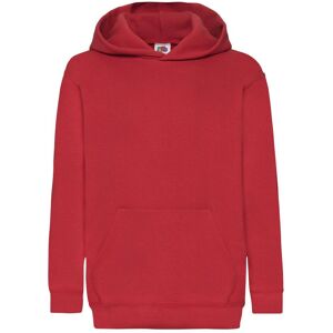 Fruit of the Loom Hooded Sweatshirt Hoodie in Red Size: 7-8 Years Red 7-8 Years Fruit of the Loom Hooded Sweatshirt Hoodie in Red Size: 7-8 Years Red 7-8 Years