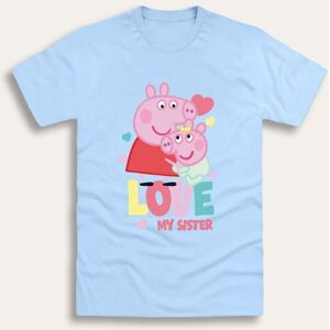 Brand Threads Girl's Peppa Pig T-Shirt in Blue Size: 5-6 Years Blue 5-6 Years Brand Threads Girl's Peppa Pig T-Shirt in Blue Size: 5-6 Years Blue 5-6 Years