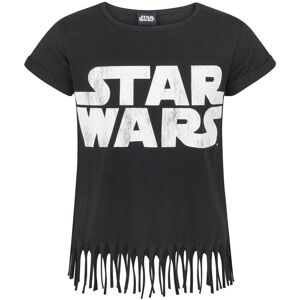 Star Wars Girl's Fringe Short Sleeved T-Shirt in Black Size: 13-14 Years Black 13-14 Years Star Wars Girl's Fringe Short Sleeved T-Shirt in Black Size: 13-14 Years Black 13-14 Years