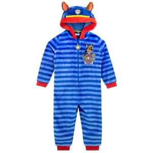 Paw Patrol Boy's Chase Fleece Onesie in Blue Size: 5-6 Years Blue 5-6 Years Paw Patrol Boy's Chase Fleece Onesie in Blue Size: 5-6 Years Blue 5-6 Years