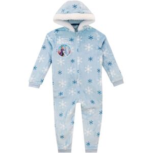 Disney Girl's Frozen Onesie Fleece Hooded All In One in Blue Size: 9-10 Years Blue 9-10 Years Disney Girl's Frozen Onesie Fleece Hooded All In One in Blue Size: 9-10 Years Blue 9-10 Years