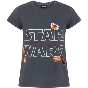 Star Wars Girl's Short Sleeved T-Shirt (Kids Grey) in Grey Size: 13-14 Years Grey 13-14 Years Star Wars Girl's Short Sleeved T-Shirt (Kids Grey) in Grey Size: 13-14 Years Grey 13-14 Years