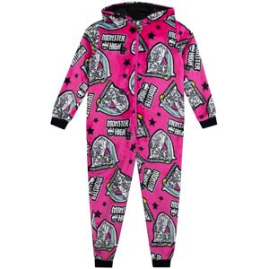 Monster High Girl's Zip Up Fleece Onesie in Pink Size: 5-6 Years Pink 5-6 Years Monster High Girl's Zip Up Fleece Onesie in Pink Size: 5-6 Years Pink 5-6 Years