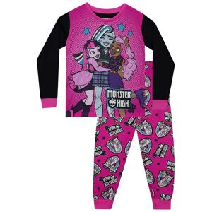 Monster High Girl's Long Sleeve Pyjamas in Pink Size: 10-11 Years Pink 10-11 Years Monster High Girl's Long Sleeve Pyjamas in Pink Size: 10-11 Years Pink 10-11 Years