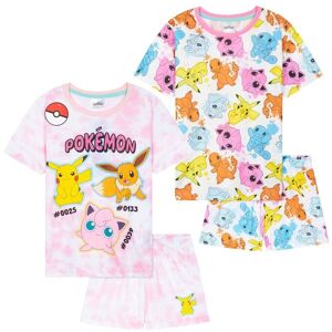 Pokemon Girl's Pyjama Set PJ 2 Pack Short Sleeve Lounge Nightwear Sleepwear Size: 7-8 Years Multicolor 7-8 Years Pokemon Girl's Pyjama Set PJ 2 Pack Short Sleeve Lounge Nightwear Sleepwear Size: 7-8 Years Multicolor 7-8 Years