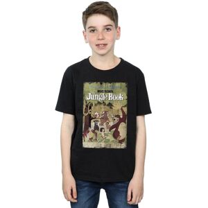 Disney Boy's The Jungle Book Retro Poster T-Shirt in Black Size: 12-13 Years Black 12-13 Years Disney Boy's The Jungle Book Retro Poster T-Shirt in Black Size: 12-13 Years Black 12-13 Years