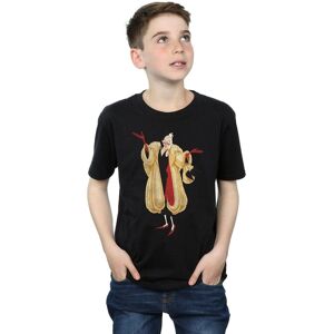 Disney Boy's 101 Dalmatians Classic Cruella De Vil T-Shirt in Black Size: 5-6 Years Black 5-6 Years Disney Boy's 101 Dalmatians Classic Cruella De Vil T-Shirt in Black Size: 5-6 Years Black 5-6 Years