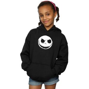 Disney Girl's Nightmare Before Christmas Jack Skellington Face Hoodie in Black Size: 5-6 Years Black 5-6 Years Disney Girl's Nightmare Before Christmas Jack Skellington Face Hoodie in Black Size: 5-6 Years Black 5-6 Years