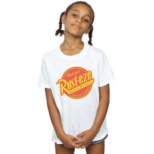 Disney Girl's Cars Rust-Eze Logo Cotton T-Shirt in White Size: 12-13 Years White 12-13 Years Disney Girl's Cars Rust-Eze Logo Cotton T-Shirt in White Size: 12-13 Years White 12-13 Years