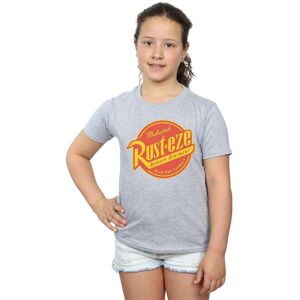 Disney Girl's Cars Rust-Eze Logo Cotton T-Shirt in Grey Size: 7-8 Years Grey 7-8 Years Disney Girl's Cars Rust-Eze Logo Cotton T-Shirt in Grey Size: 7-8 Years Grey 7-8 Years
