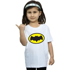 DC Comics Girl's Batman TV Series Logo Cotton T-Shirt in White Size: 7-8 Years White 7-8 Years DC Comics Girl's Batman TV Series Logo Cotton T-Shirt in White Size: 7-8 Years White 7-8 Years