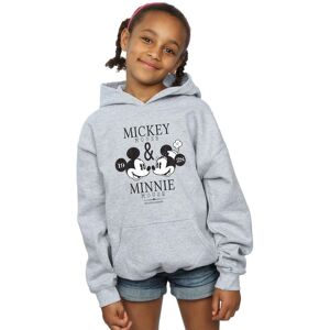 Disney Girl's Mickey & Minnie Mouse Mousecrush Mondays Hoodie in Grey Size: 5-6 Years Grey 5-6 Years Disney Girl's Mickey & Minnie Mouse Mousecrush Mondays Hoodie in Grey Size: 5-6 Years Grey 5-6 Years