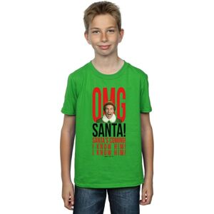 Elf Boy's OMG Santa I Know Him T-Shirt in Green Size: 5-6 Years Green 5-6 Years Elf Boy's OMG Santa I Know Him T-Shirt in Green Size: 5-6 Years Green 5-6 Years