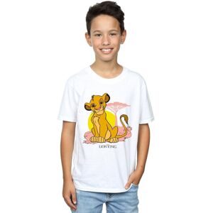 Disney Boy's The Lion King Simba Pastel T-Shirt in White Size: 12-13 Years White 12-13 Years Disney Boy's The Lion King Simba Pastel T-Shirt in White Size: 12-13 Years White 12-13 Years