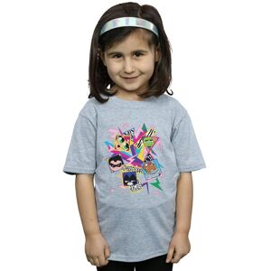 DC Comics Girl's Teen Titans Go 80s Icons Cotton T-Shirt in Grey Size: 5-6 Years Grey 5-6 Years DC Comics Girl's Teen Titans Go 80s Icons Cotton T-Shirt in Grey Size: 5-6 Years Grey 5-6 Years