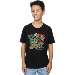 DC Comics Boy's Teen Titans Go Robin Montage T-Shirt in Black Size: 9 Years Black 9 Years DC Comics Boy's Teen Titans Go Robin Montage T-Shirt in Black Size: 9 Years Black 9 Years