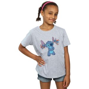 Disney Girl's Lilo & Stitch Little Devils Cotton T-Shirt in Grey Size: 9 Years Grey 9 Years Disney Girl's Lilo & Stitch Little Devils Cotton T-Shirt in Grey Size: 9 Years Grey 9 Years