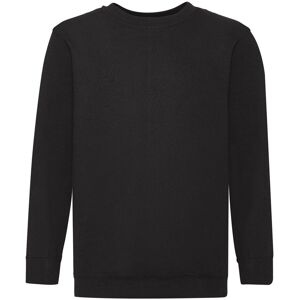 Fruit of the Loom Set In Sleeve Sweatshirt Pack of 2 in Black Size: 12-13 Years Black 12-13 Years Fruit of the Loom Set In Sleeve Sweatshirt Pack of 2 in Black Size: 12-13 Years Black 12-13 Years