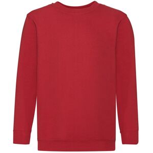 Fruit of the Loom Set In Sleeve Sweatshirt Pack of 2 in Red Size: 12-13 Years Red 12-13 Years Fruit of the Loom Set In Sleeve Sweatshirt Pack of 2 in Red Size: 12-13 Years Red 12-13 Years