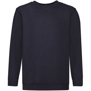 Fruit of the Loom Set In Sleeve Sweatshirt Pack of 2 in Mid Navy Size: 7-8 Years Mid Navy 7-8 Years Fruit of the Loom Set In Sleeve Sweatshirt Pack of 2 in Mid Navy Size: 7-8 Years Mid Navy 7-8 Years