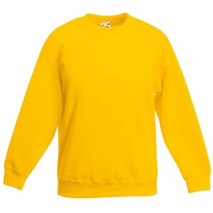 Fruit of the Loom Classic 80 20 Set-In Sweatshirt Pack of 2 in Yellow Size: 3-4 Years Yellow 3-4 Years Fruit of the Loom Classic 80 20 Set-In Sweatshirt Pack of 2 in Yellow Size: 3-4 Years Yellow 3-4 Years
