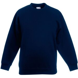 Fruit of the Loom Classic 80 20 Set-In Sweatshirt Pack of 2 in Mid Navy Size: 9-10 Years Mid Navy 9-10 Years Fruit of the Loom Classic 80 20 Set-In Sweatshirt Pack of 2 in Mid Navy Size: 9-10 Years Mid Navy 9-10 Years