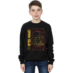 Star Wars Boy's Darth Vader Dark Grid Sweatshirt in Black Size: 3-4 Years Black 3-4 Years Star Wars Boy's Darth Vader Dark Grid Sweatshirt in Black Size: 3-4 Years Black 3-4 Years