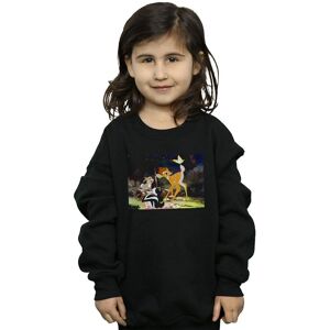Disney Girl's Bambi Tail Butterfly Still Sweatshirt in Black Size: 12-13 Years Black 12-13 Years Disney Girl's Bambi Tail Butterfly Still Sweatshirt in Black Size: 12-13 Years Black 12-13 Years