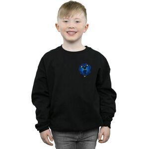 Disney Boy's Aladdin Movie Genie Breast Print Sweatshirt in Black Size: 3-4 Years Black 3-4 Years Disney Boy's Aladdin Movie Genie Breast Print Sweatshirt in Black Size: 3-4 Years Black 3-4 Years