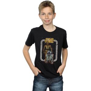 Star Wars Boy's R2-D2 & C-3PO Vintage T-Shirt in Black Size: 3-4 Years Black 3-4 Years Star Wars Boy's R2-D2 & C-3PO Vintage T-Shirt in Black Size: 3-4 Years Black 3-4 Years