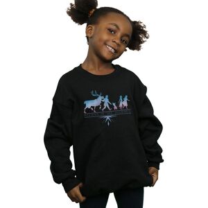 Disney Girl's Frozen 2 Believe In The Journey Silhouette Sweatshirt in Black Size: 9 Years Black 9 Years Disney Girl's Frozen 2 Believe In The Journey Silhouette Sweatshirt in Black Size: 9 Years Black 9 Years